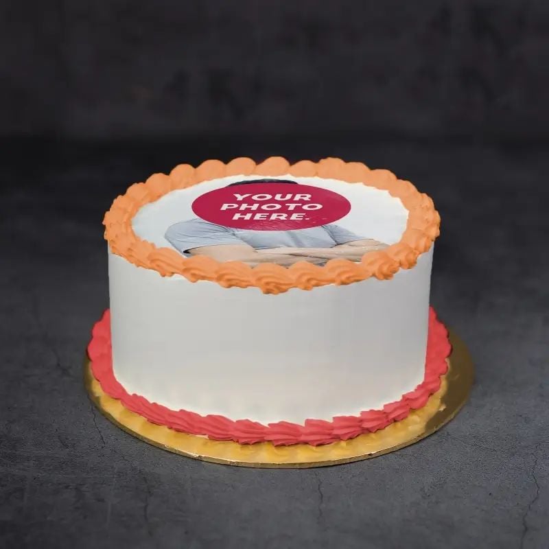 Round Edible Image Designer Cake (4 inch (±0.3 kg, serve 2-4 pax))