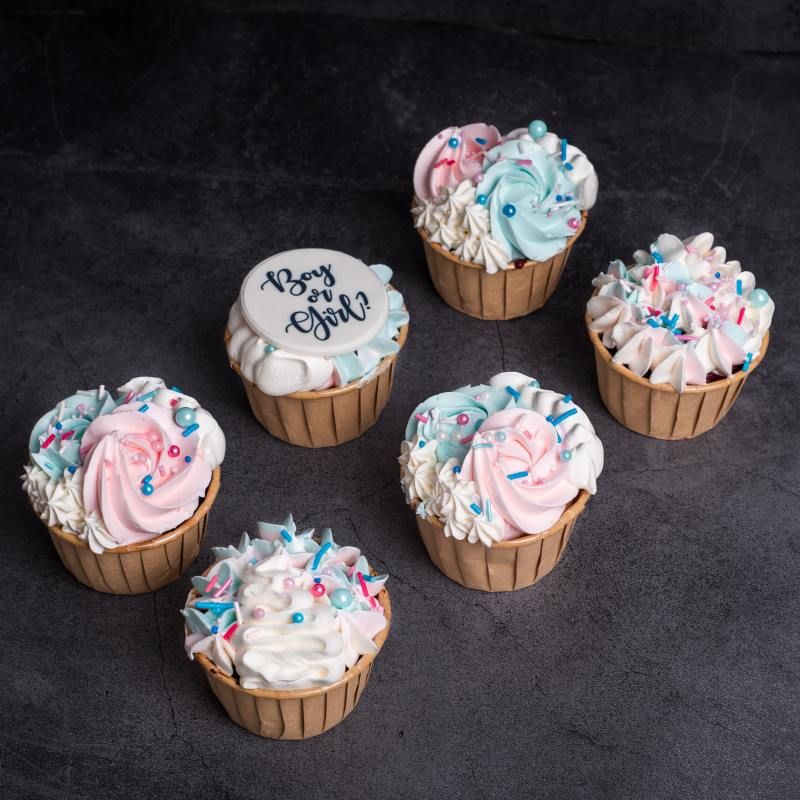Gender Reveal Cupcakes