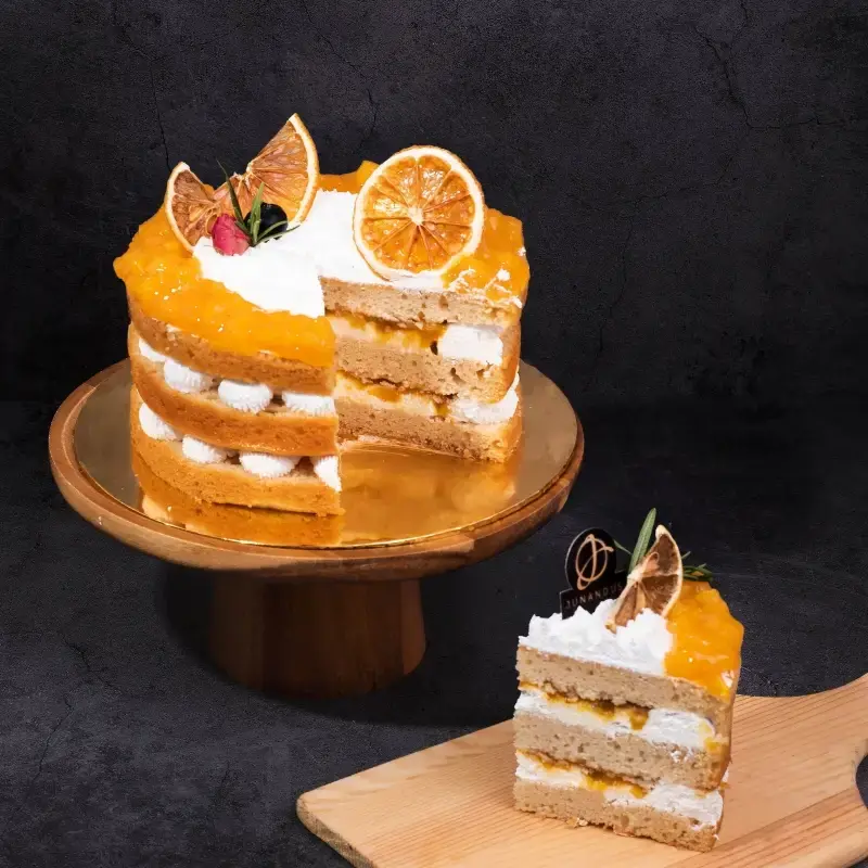 Mango Passion Vegan Cake (4 inch (±0.3 kg , serve 2-4 pax))