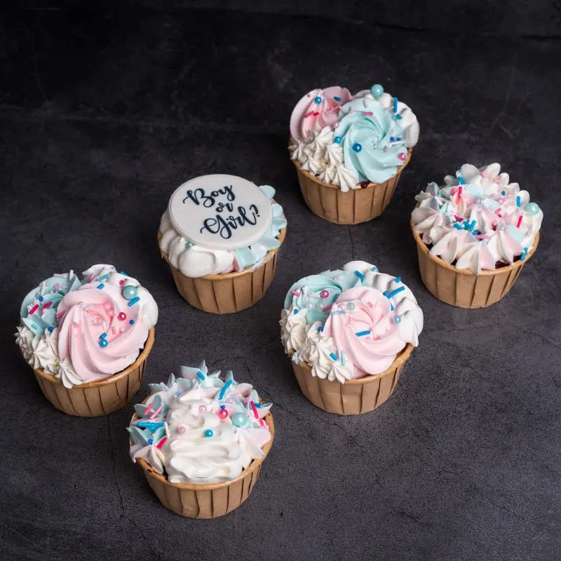 Gender Reveal Cupcakes