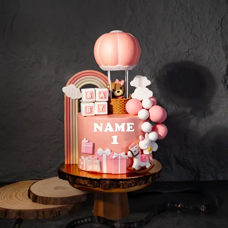 Teddy Bear Girl Theme Cake
