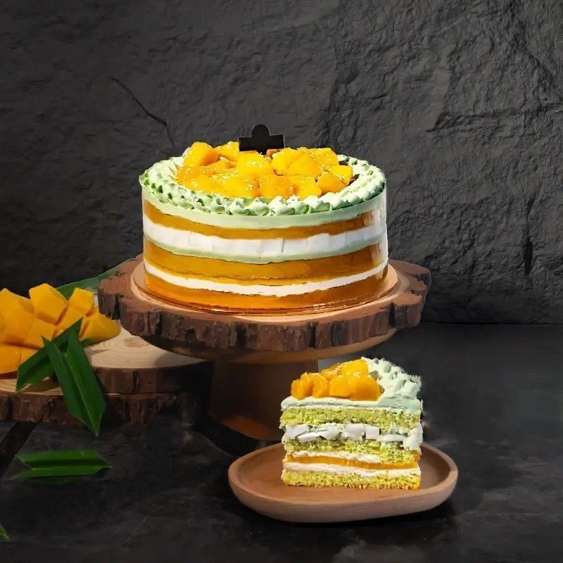 Pandan Coconut Mango Chiffonge® (4 inch (±0.3 kg, serve 2-4 pax))