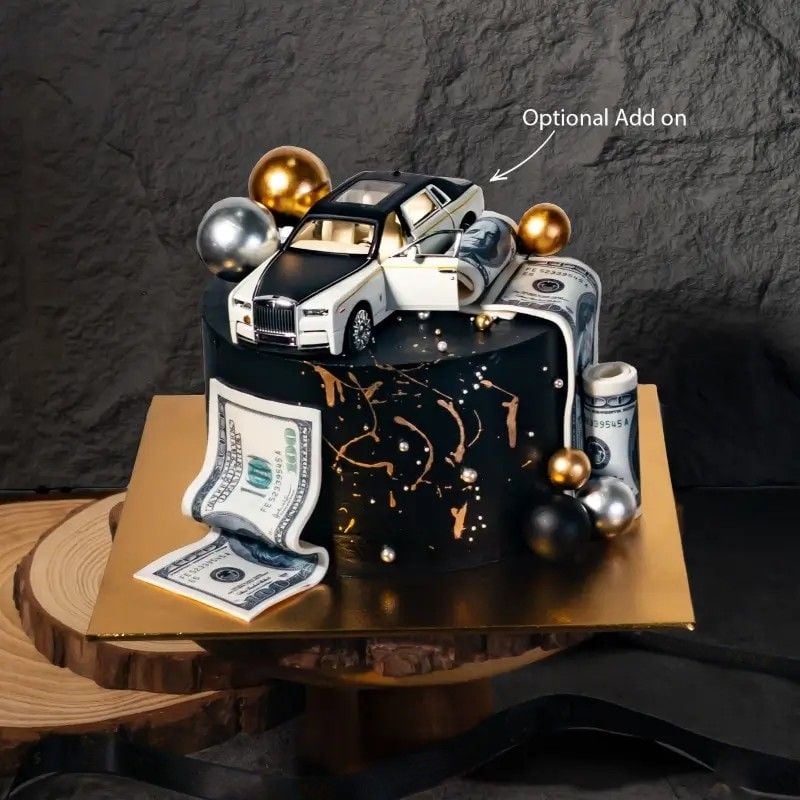 Luxury Car Theme Cake