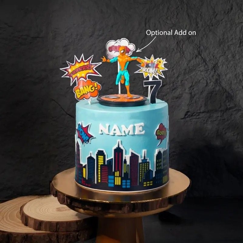 City Hero Theme Cake