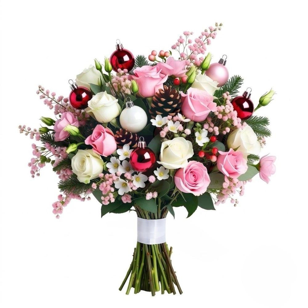 White Christmas Bouquet (Deluxe)