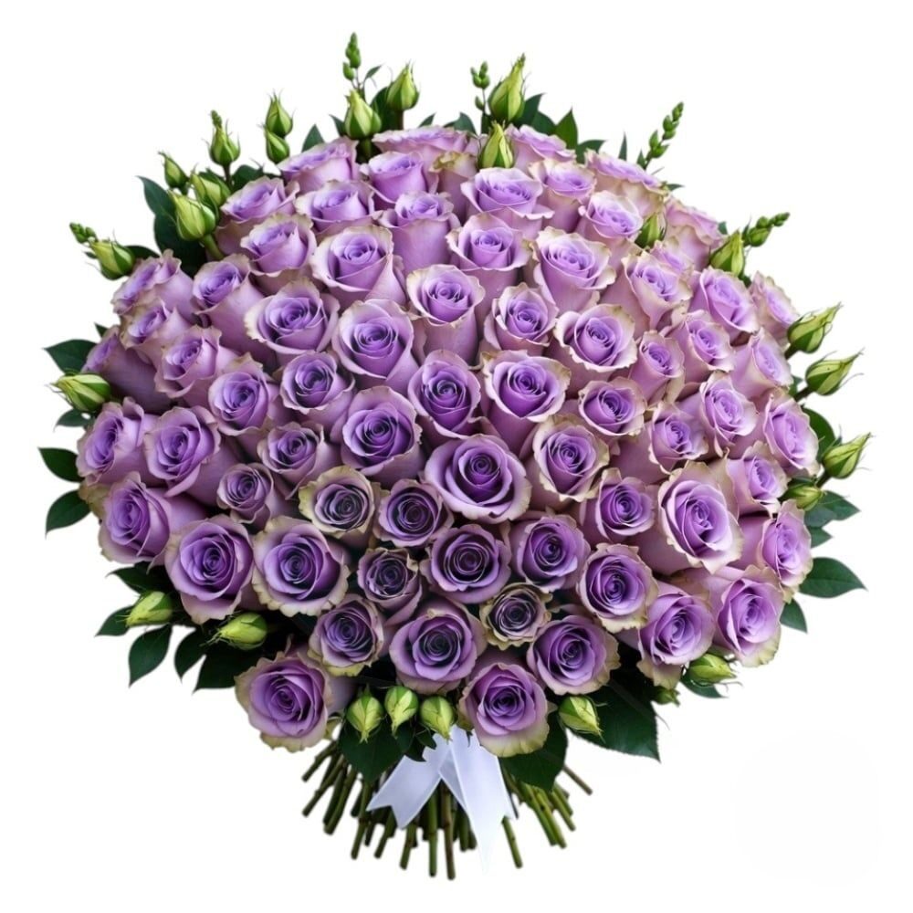 200 lilac roses bouquet (Refined)