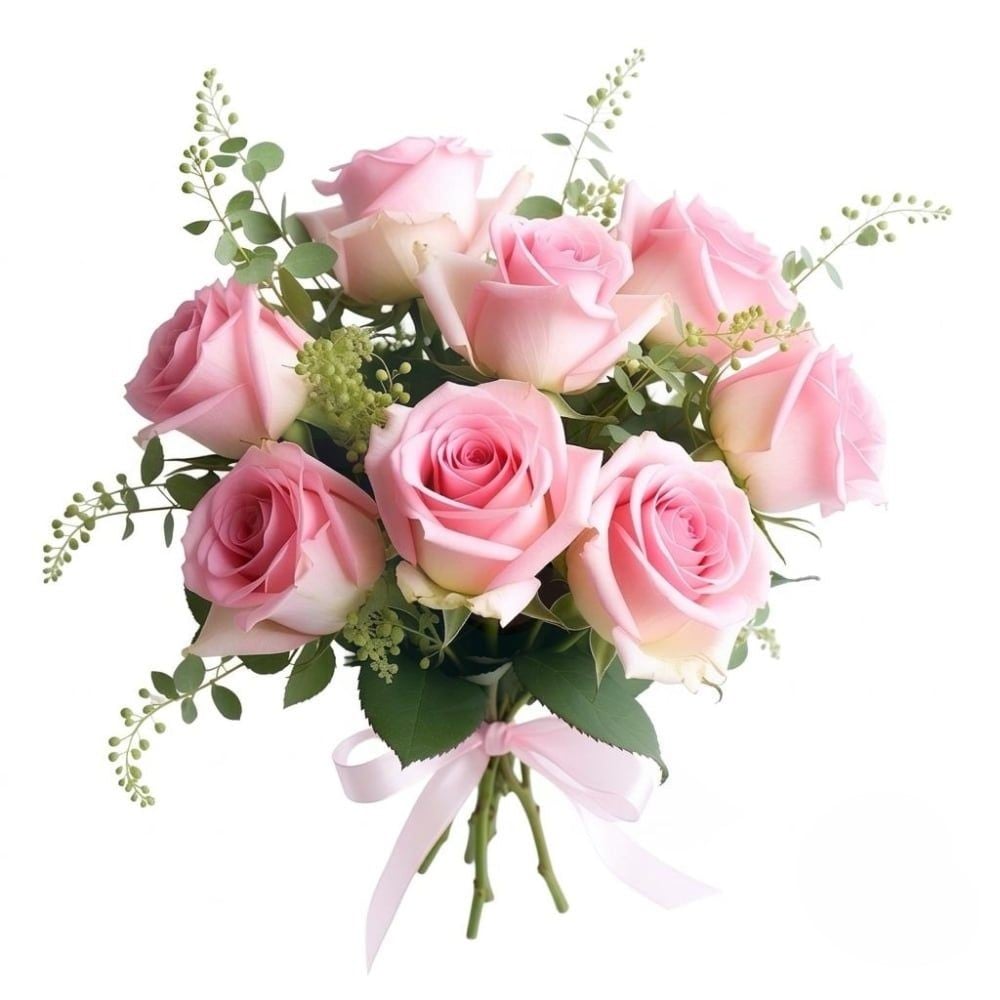 Bouquet Of Pink Roses (Refined)