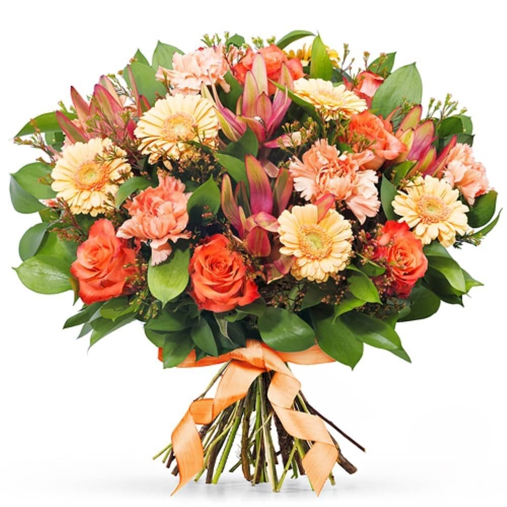 Bouquet of orange flowers