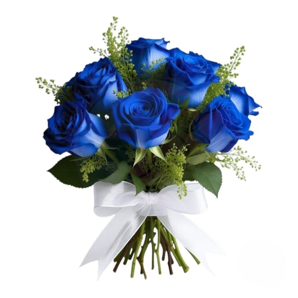 Bouquet of blue roses (Refined)