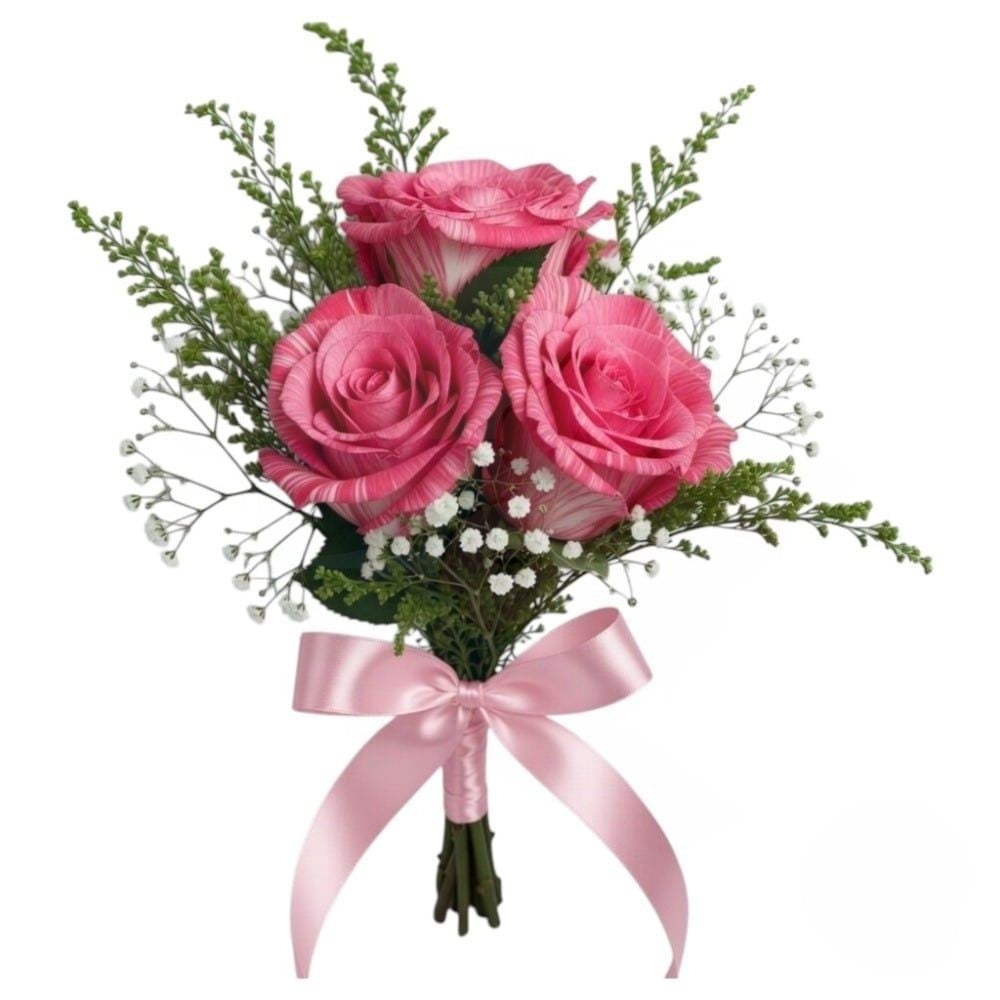 3 Pink Roses (Refined)