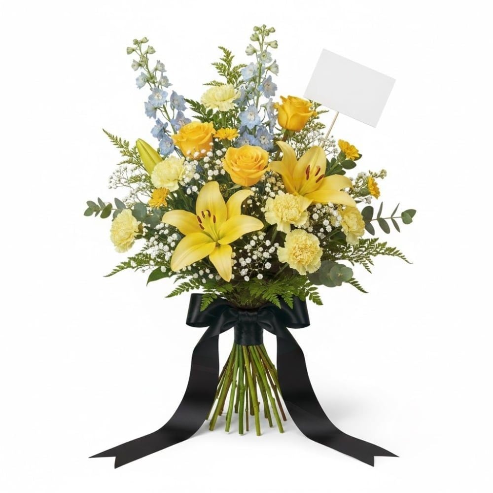 Yellow Funeral Bouquet (Refined)