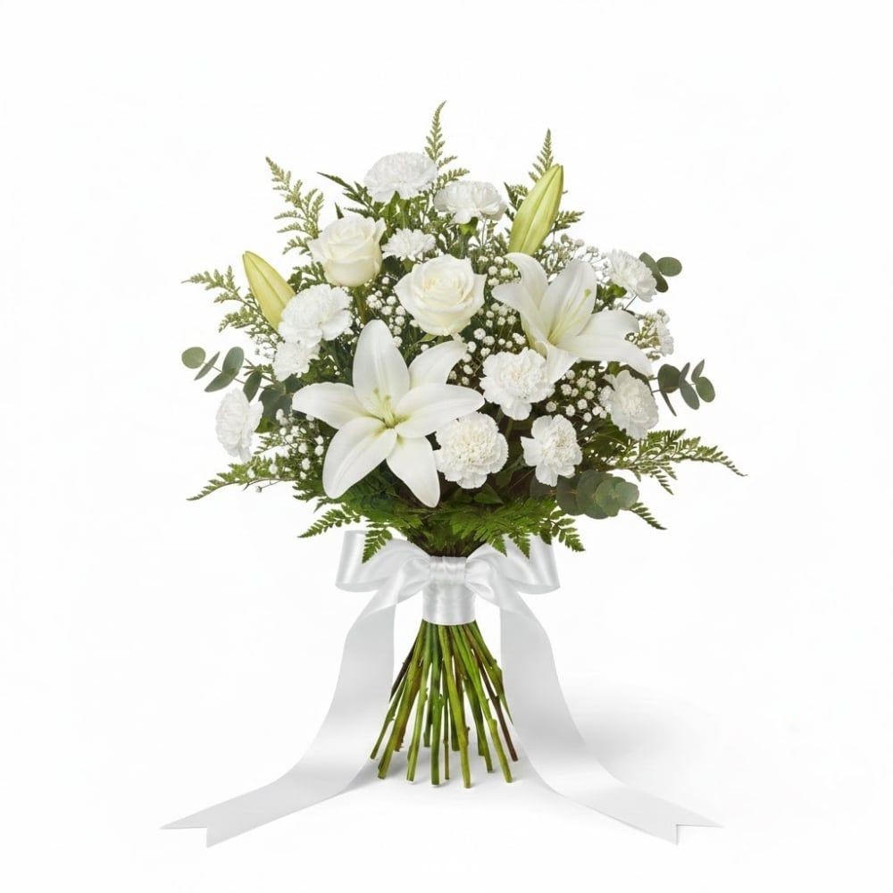 Funeral White Bouquet (Refined)