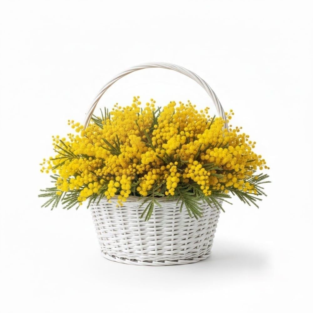 Basket with mimosa (Refined)