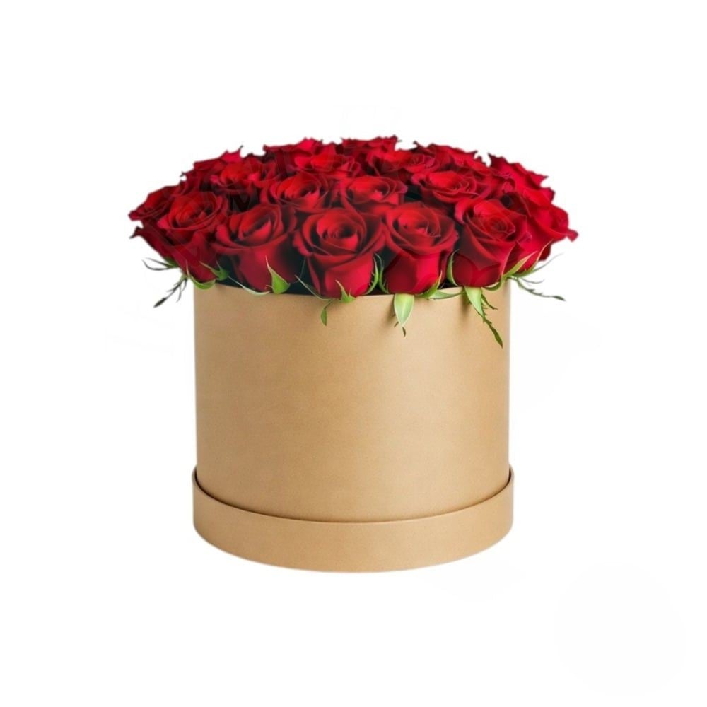 Flowerbox with red roses (Refined)