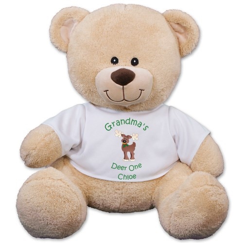 Christmas Sherman Teddy Bear - 11"