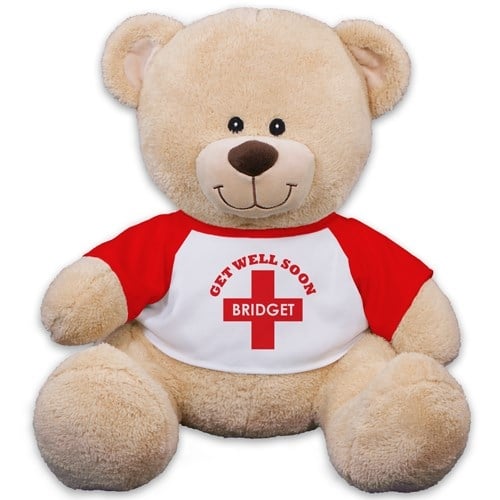 Get Well Soon Sherman Bear - 11"