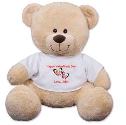 Personalized Valentine's Day Teddy Bear - 21"