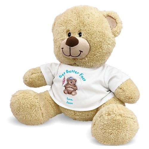 Personalized Get Better Fast Teddy Bear (11" Teddy Bear)
