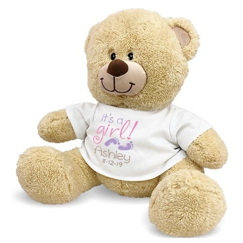 It's A Girl Teddy Bear (11" Teddy Bear)