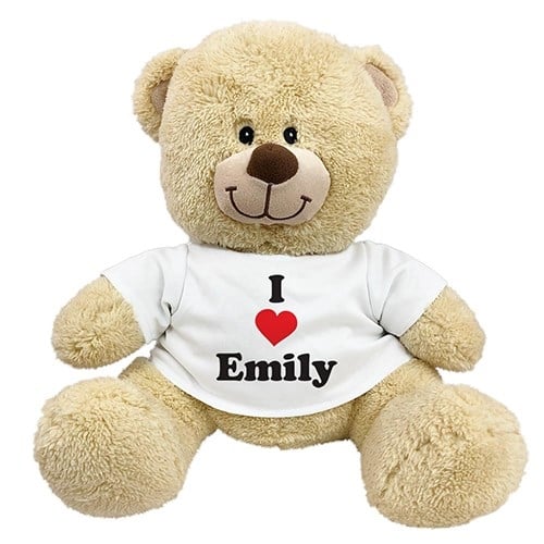 I Love You Personalized Valentine's Day Bear