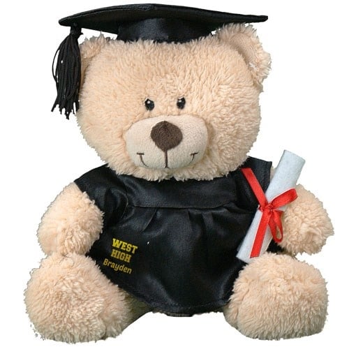 Personalized Any Message Graduation Teddy Bear - 11"