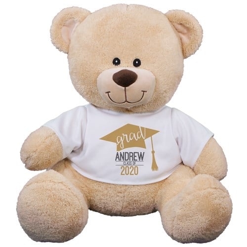 Personalized Graduation Cap Sherman Bear (11" Teddy Bear)