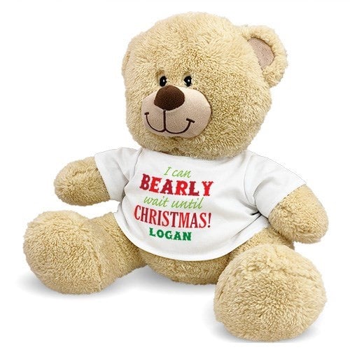 Christmas Personalized Teddy Bear (11" Teddy Bear)