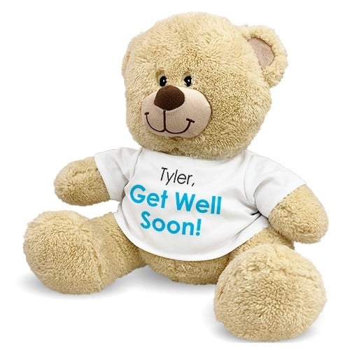Personalized Get Well Teddy Bear (11" Teddy Bear)