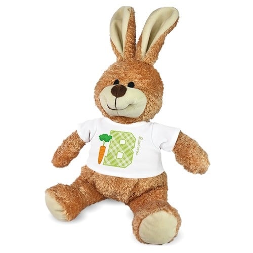 Initial Easter Bunny - 12"
