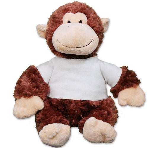 Personalized New Baby Boy Monkey - 12"
