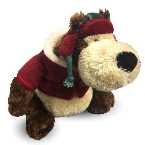 Non Personalized Holiday Goober Jr Teddy Bear - 10"