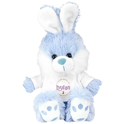 Personalized Blue Easter Bunny - 10"