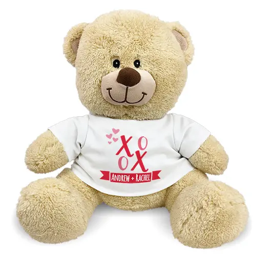 Personalized XOXO Sherman Bear