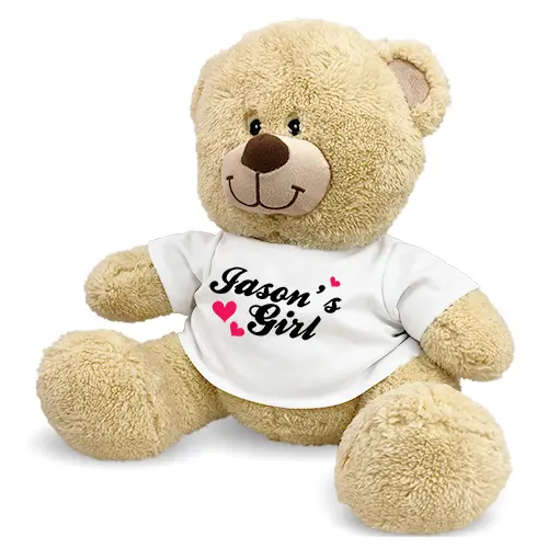 Personalized My Girl Teddy Bear - 17"