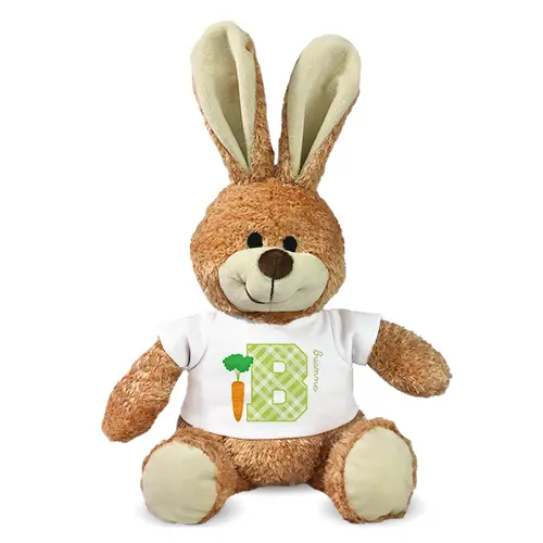 Initial Easter Bunny - 12"