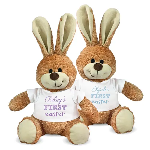 Personalized First Easter Bunny - 12"