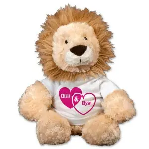 Couples Hearts Lion - 12"