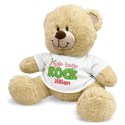 Jingle Bear Rock Teddy Bear