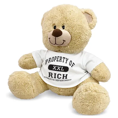 Personalized Property Of Teddy Bear