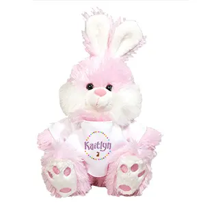 Personalized Pink Easter Bunny - 10"