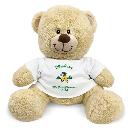 First Christmas Teddy Bear - 11"