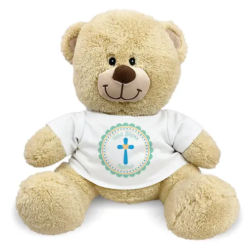 God Bless Blue Cross Teddy Bear
