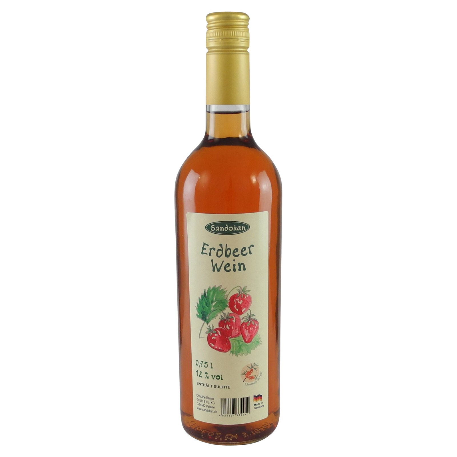 Strawberry wine (0.75 l / 12% vol.)