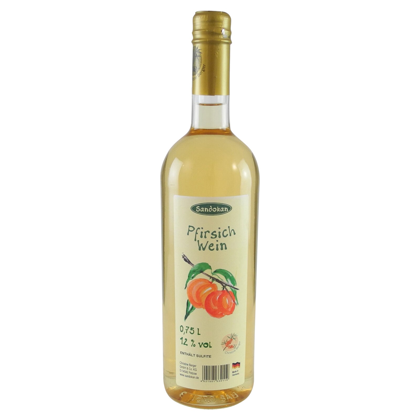 Peach wine (0.75 l / 12% vol.)