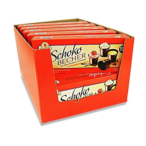 Halloren Chocolate Cups 16-pack (16 packs of eggnog cups, 12 pieces each / 125 g)