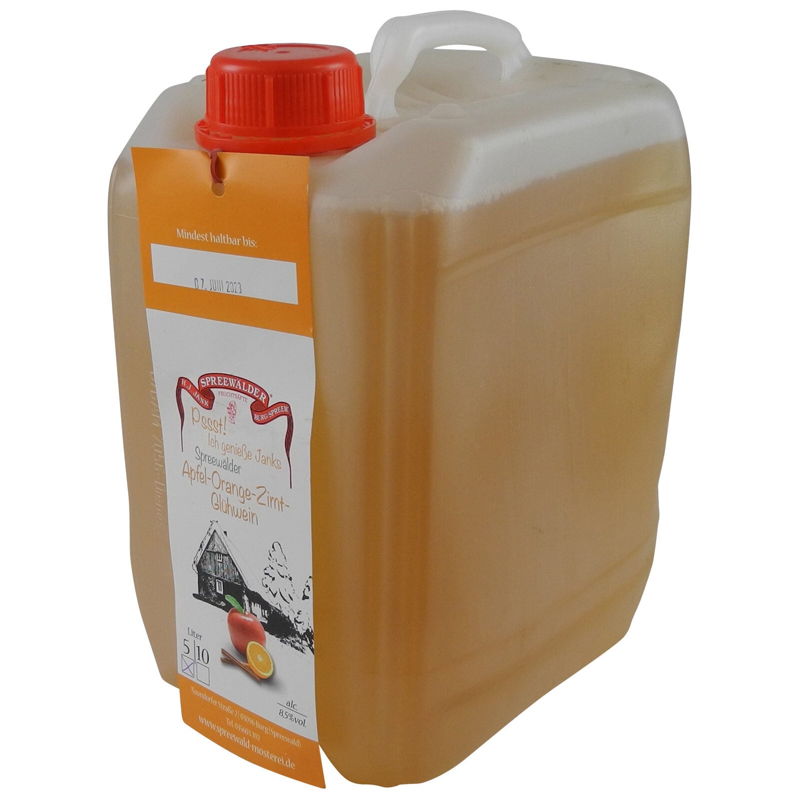 Janks Apple-Orange Mulled Wine with Cinnamon (5 l CANISTER / 8.5% vol)