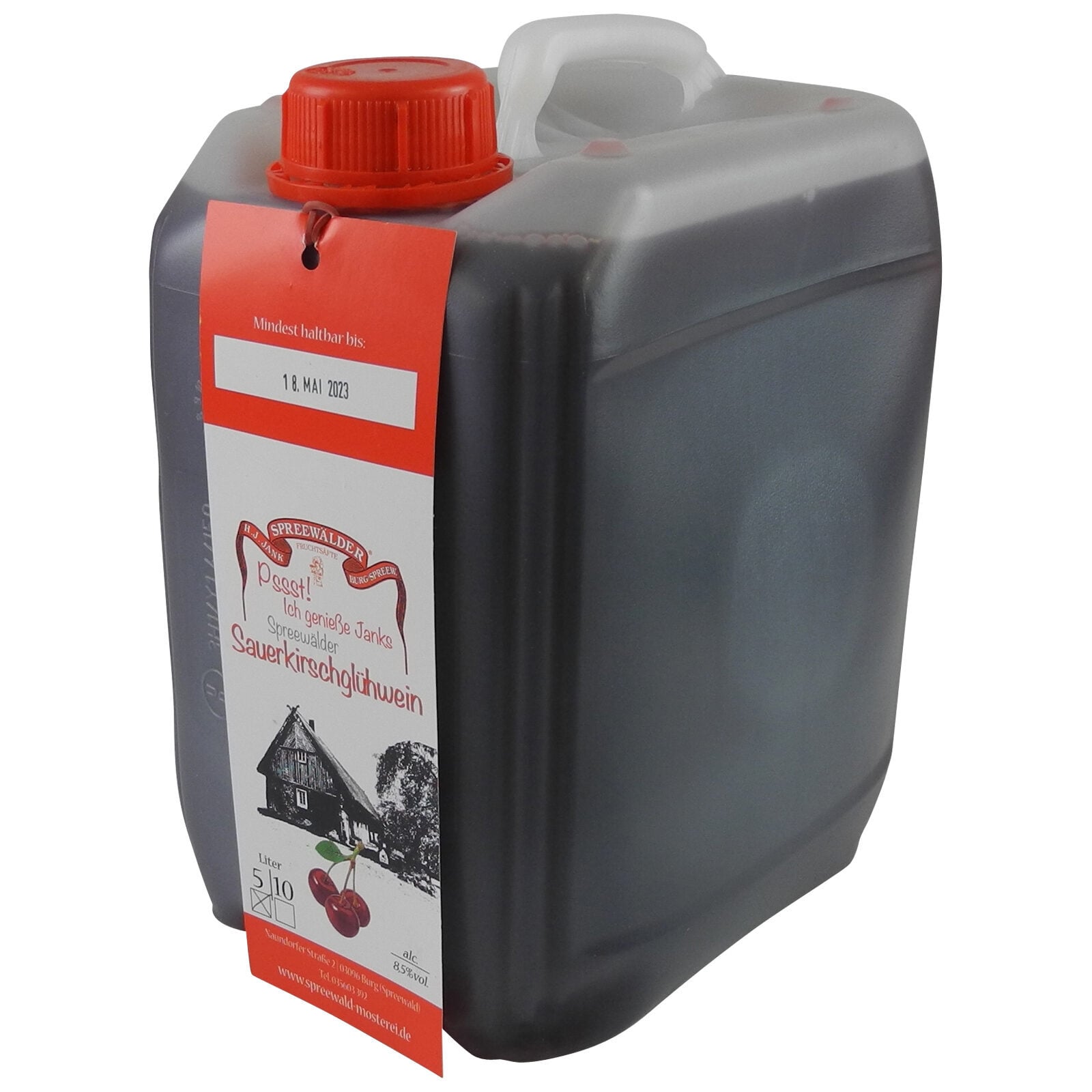 Janks Sour Cherry Mulled Wine (10 l CANISTER / 8.5% vol)