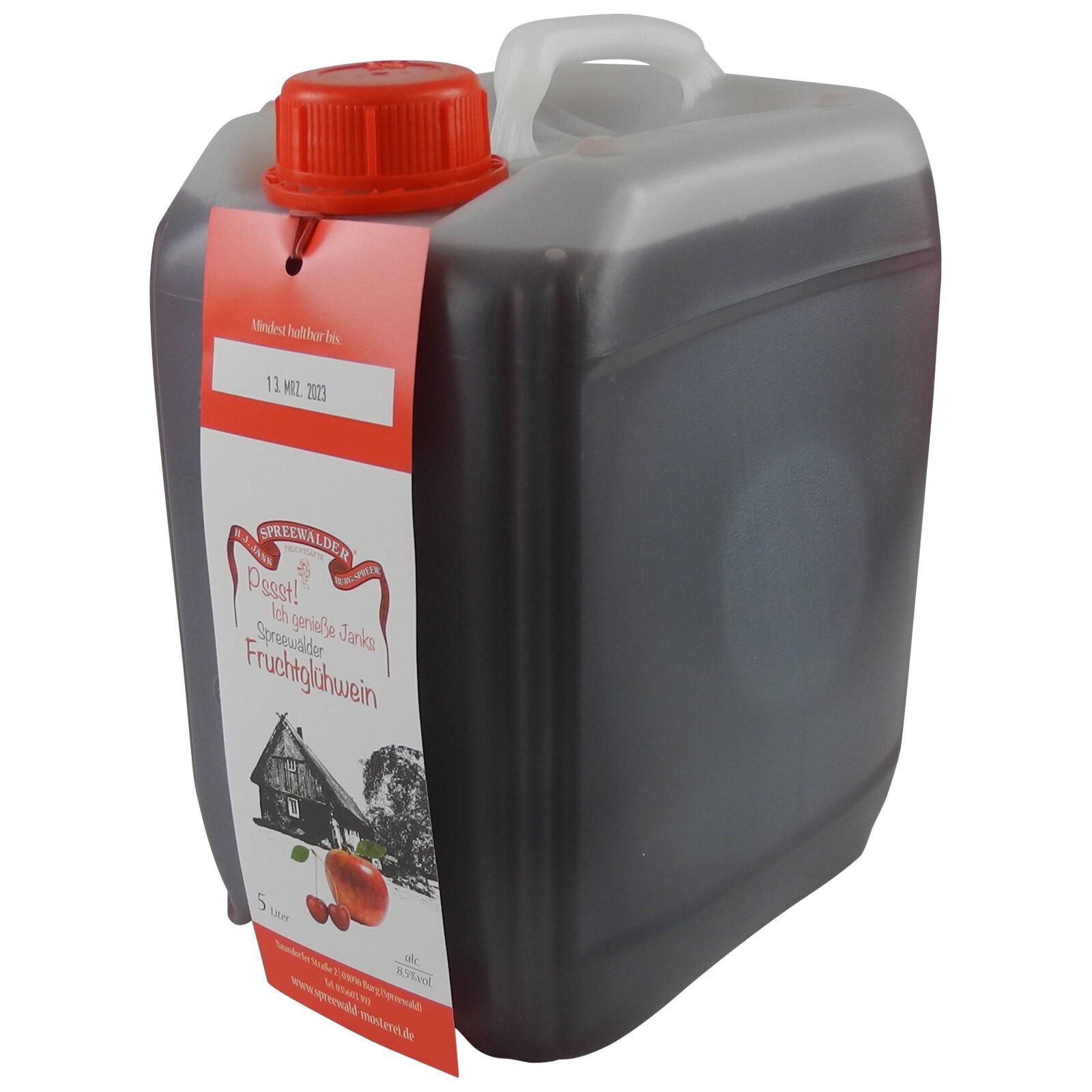 Janks Blueberry Mulled Wine (10 l CANISTER / 8.5% vol)