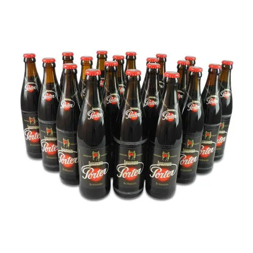 Lausitzer Porter Schwarzes (Schwarzbier / 20 Flaschen à 0,5 l / 4,4% vol.)