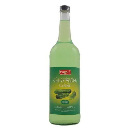 Gurkenlikör in der GASTRO Flasche (1,0 l / 18 % vol.)